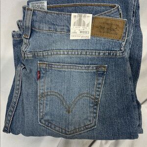 Levi's 505 straight leg Light Blue Denim Jeans 10